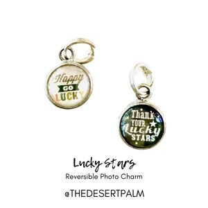 Lucky Reversible Charm | Inspirational Double-Sided Pendant